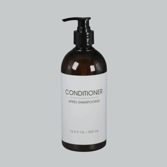 Refillable Conditioner Pump Bottle - 500ml for luxurious hydration, perfect for hotels and vacation rentals.