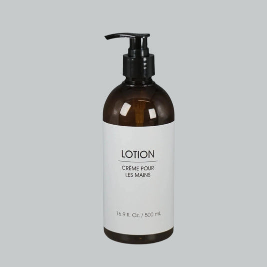 Luxurious Refillable Pump Body Lotion - 500ml, perfect for hotels and vacation rentals, offers eco-friendly hydration.