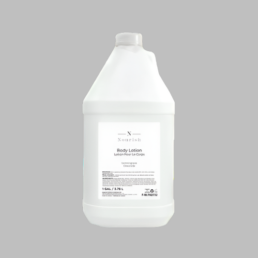 Nourish Lemongrass body lotion offers a refreshing spa experience, perfect for enhancing guest amenities.