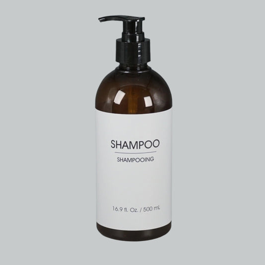 Refillable Shampoo Pump Bottle - 500ml offers a premium cleanse, perfect for hotels and vacation rentals.