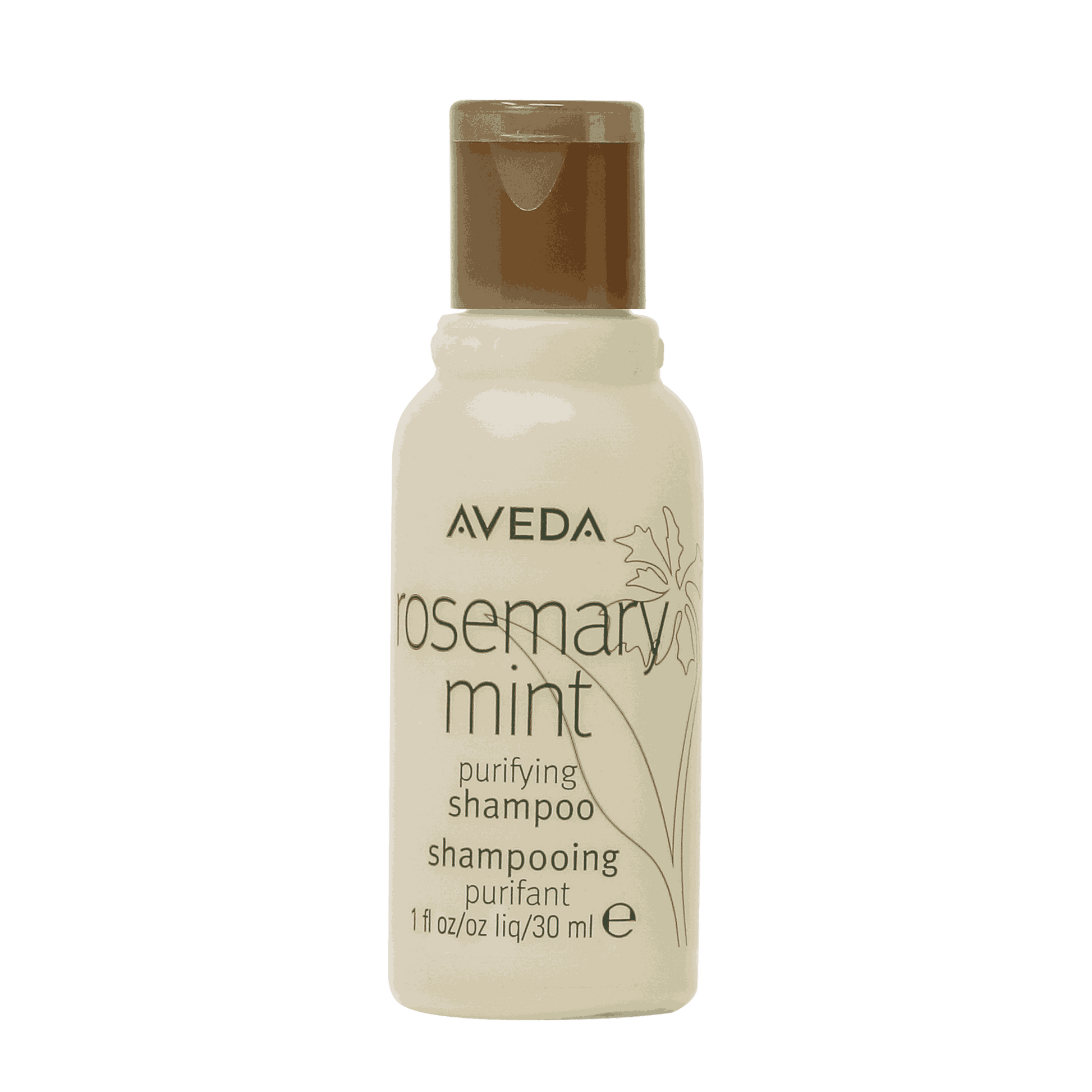 Aveda Rosemary Mint Shampoo – 1 oz / 30 ml offers a refreshing cleanse with rosemary and mint for revitalized hair.