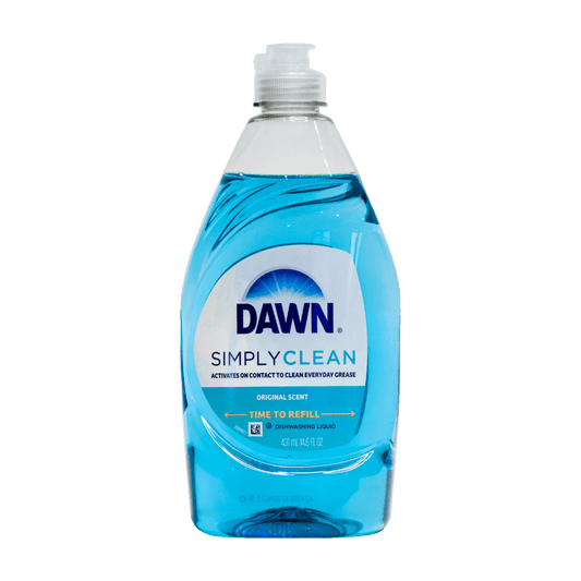 Dawn Dishwashing Liquid 14 oz – Case of 20 offers effective cleaning for hotels and housekeeping services.