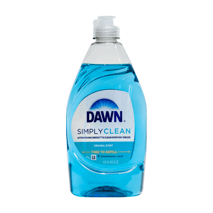 Dawn Dishwashing Liquid 14 oz – Case of 20 offers effective cleaning for hotels and housekeeping services.
