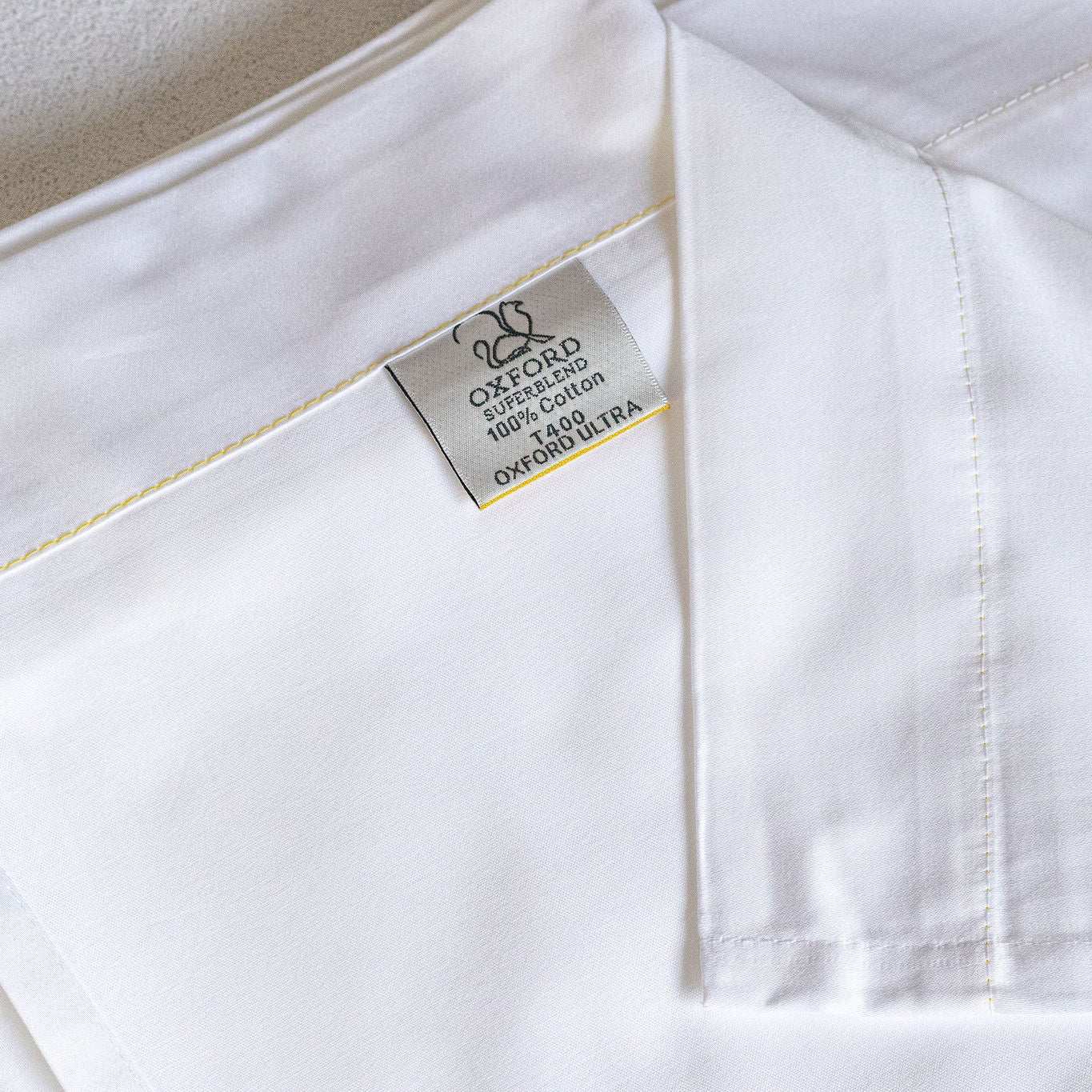 Luxury T-400 Oxford Flat Sheets