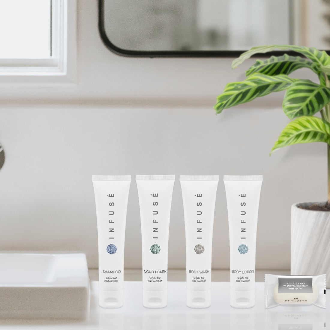 Infusé White Tea & Coconut Toiletry Bags