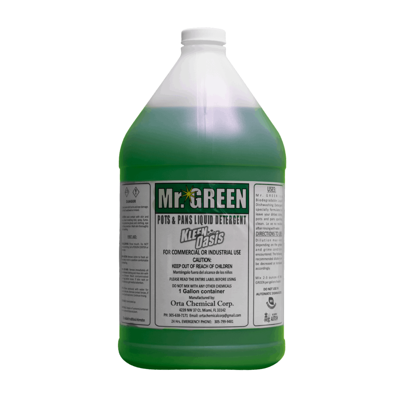 Kleen Oasis Dishwasher Liquid 128 oz offers powerful, eco-friendly cleaning for sparkling dishes and utensils.