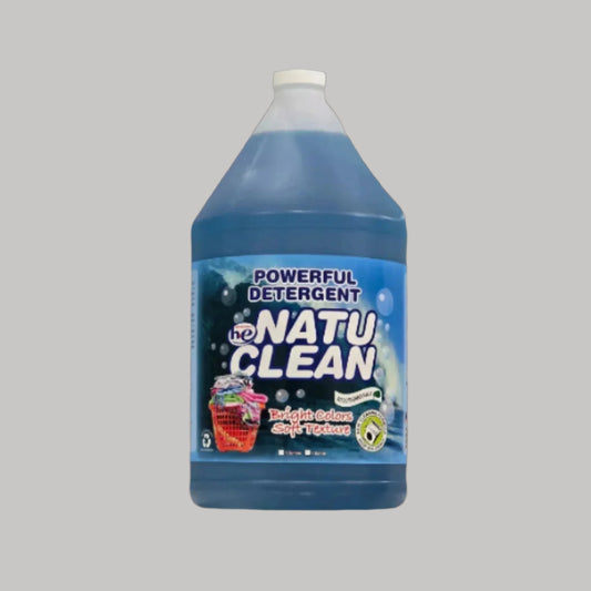 Natu Clean Laundry Detergent – 4 Gallons (Biodegradable) offers powerful stain removal and eco-friendly cleaning for fabrics.