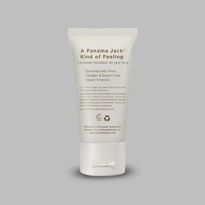 Panama Jack Wisteria Conditioner – 1 oz. offers luxurious hydration with a delightful wisteria scent for hotel amenities.