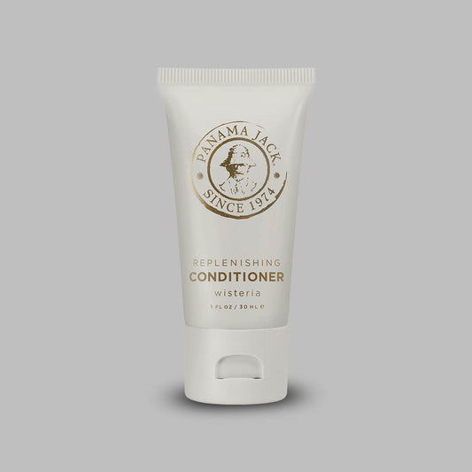 Panama Jack Wisteria Conditioner – 1 oz. offers a luxurious, fragrant experience enriched with wisteria notes.
