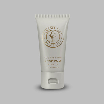 Panama Jack Wisteria Shampoo – 1 oz. features luxurious wisteria fragrance, perfect for enhancing guest experiences.