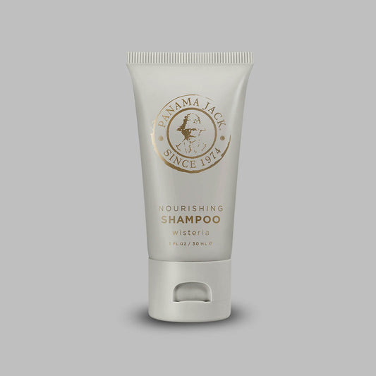 Panama Jack Wisteria Shampoo – 1 oz. features luxurious wisteria fragrance, perfect for enhancing guest experiences.