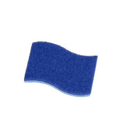 Durable Scrub Sponge - 100 Per case, individually wrapped for effective cleaning in kitchens and bathrooms.