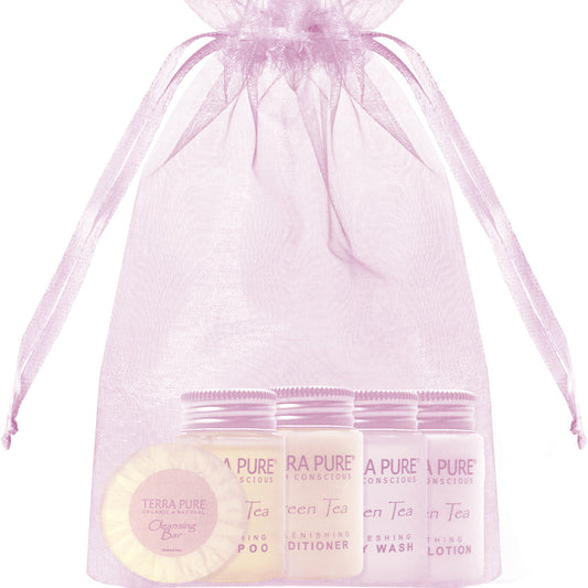 Terra Pure Green Tea Toiletry Bags
