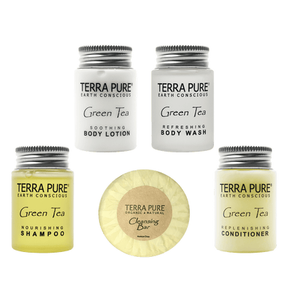 Terra Pure Green Tea Toiletry Bags