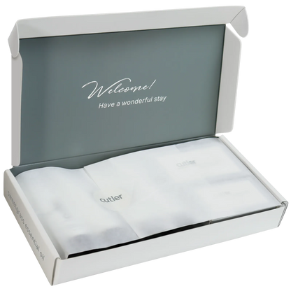 Cutler Luxury Hotel Welcome Amenities & Guest Toiletries Kit – 20 Gift Sets