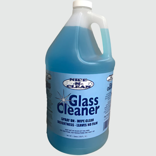 Streak-free Glass Cleaner – 4 Gallons per Case for crystal-clear shine, ideal for hotels and commercial use.