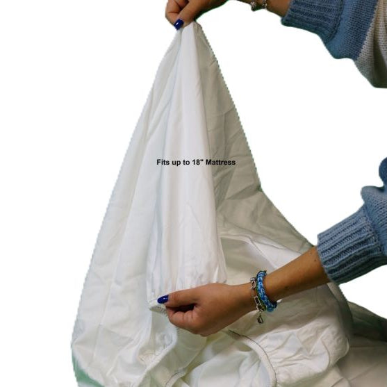Luxury T-400 Oxford Fitted Sheets showcase 100% cotton for ultimate softness and fit up to an 18" mattress.