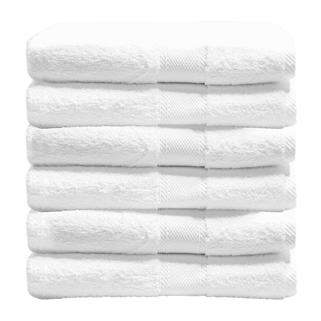 Soft and luxurious Oxford Miasma Bath towels, perfect for hotels and resorts, featuring an elegant dobby border.