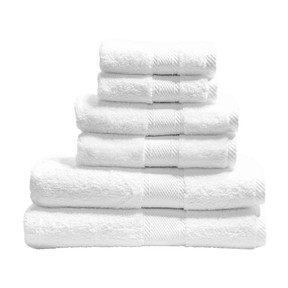 Luxurious Oxford Miasma Bath towels, crafted from soft zero twist cotton for quick drying and elegant style.