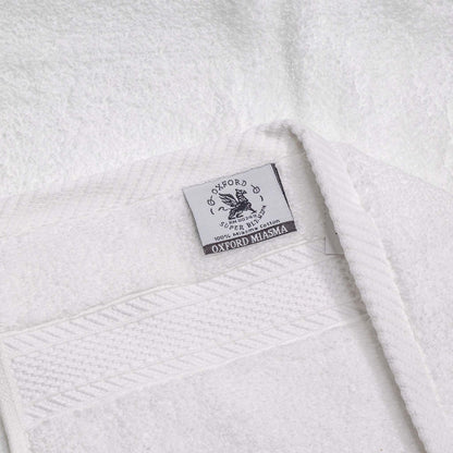 Oxford Miasma Bath towels showcase luxurious 100% cotton with a soft feel and elegant dobby border, ideal for hotels.