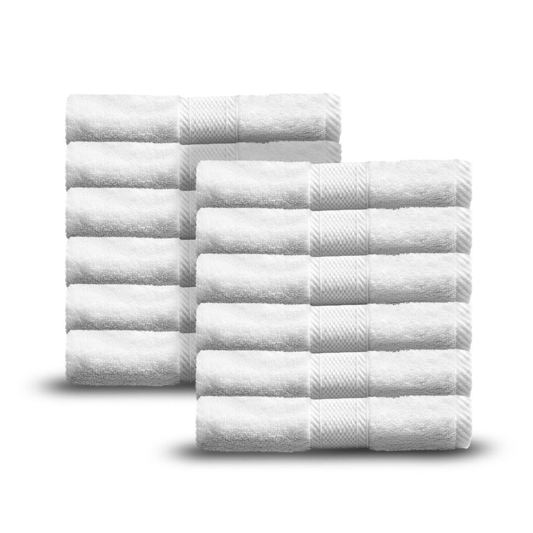 Luxurious Oxford Miasma Bath towels set, featuring 100% zero twist cotton for quick drying and elegance. Perfect for hotels.