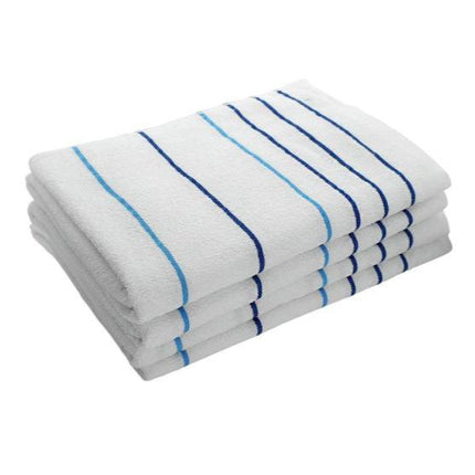 Elevate your poolside with Pinnacle Premium Pool Towels 35" x 70", featuring soft cotton and vibrant stripes.